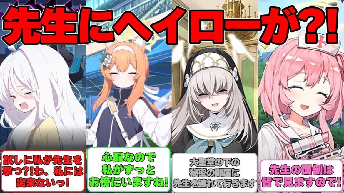 【SS】先生がヘイローを手に入れた世界線に対する反応集【ブルアカ】#ブルーアーカイブ #ブルアカ