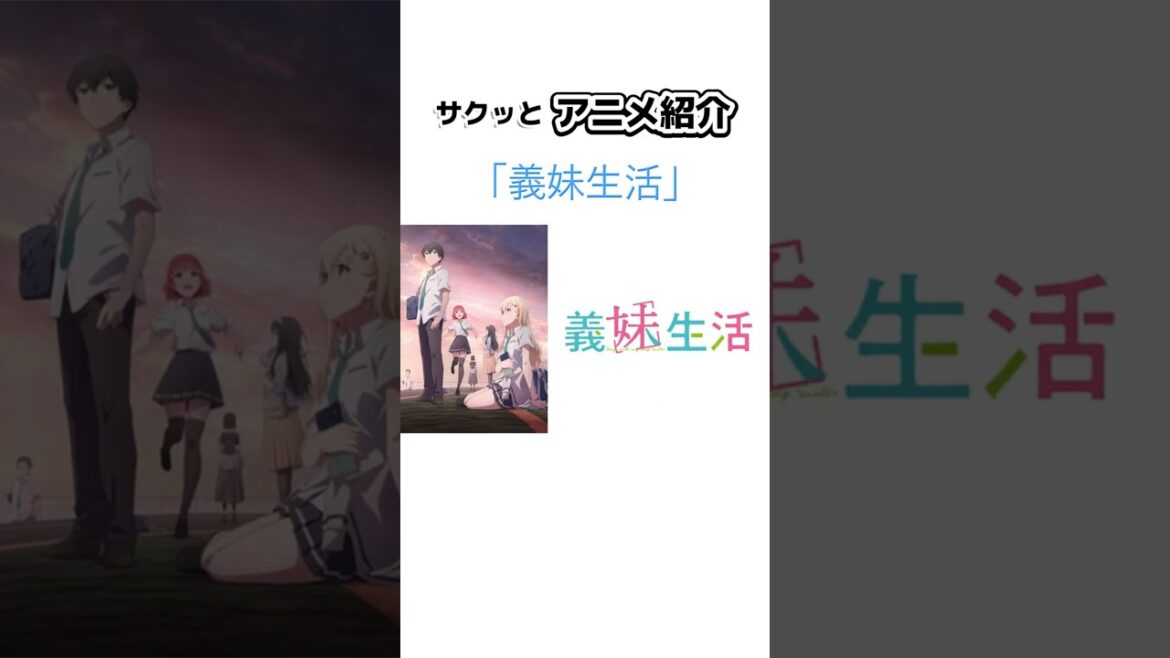 サクッとアニメ紹介「義妹生活」#shorts #義妹生活 #アニメ #anime #義理の兄