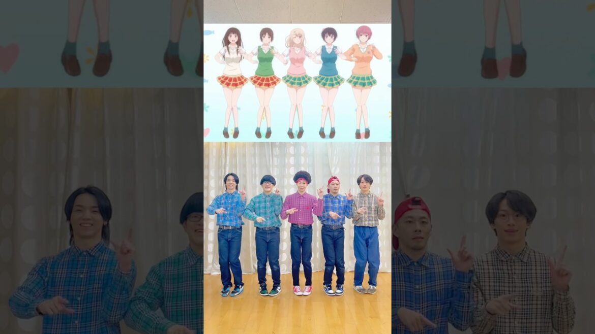 話題のアニメダンス踊ってみた #雨トキメキ恋模様 #いろはにほへっとあやふぶみ #黒岩メダカに私の可愛いが通じない