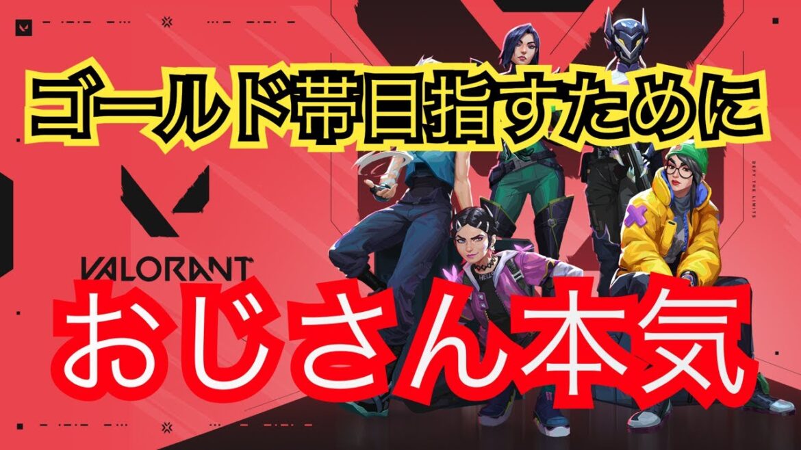 【VALORANT】ガチゴールド目指す　現在シル１