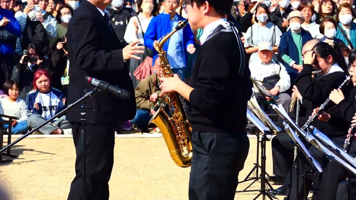 京都翔英高校吹奏楽部　紫式部ゆかりのまち宇治魅力発信プロジェクト×響け！ユーフォニアム3 スプリングコンサート2025 ～めぐりあう雅楽と吹奏楽～