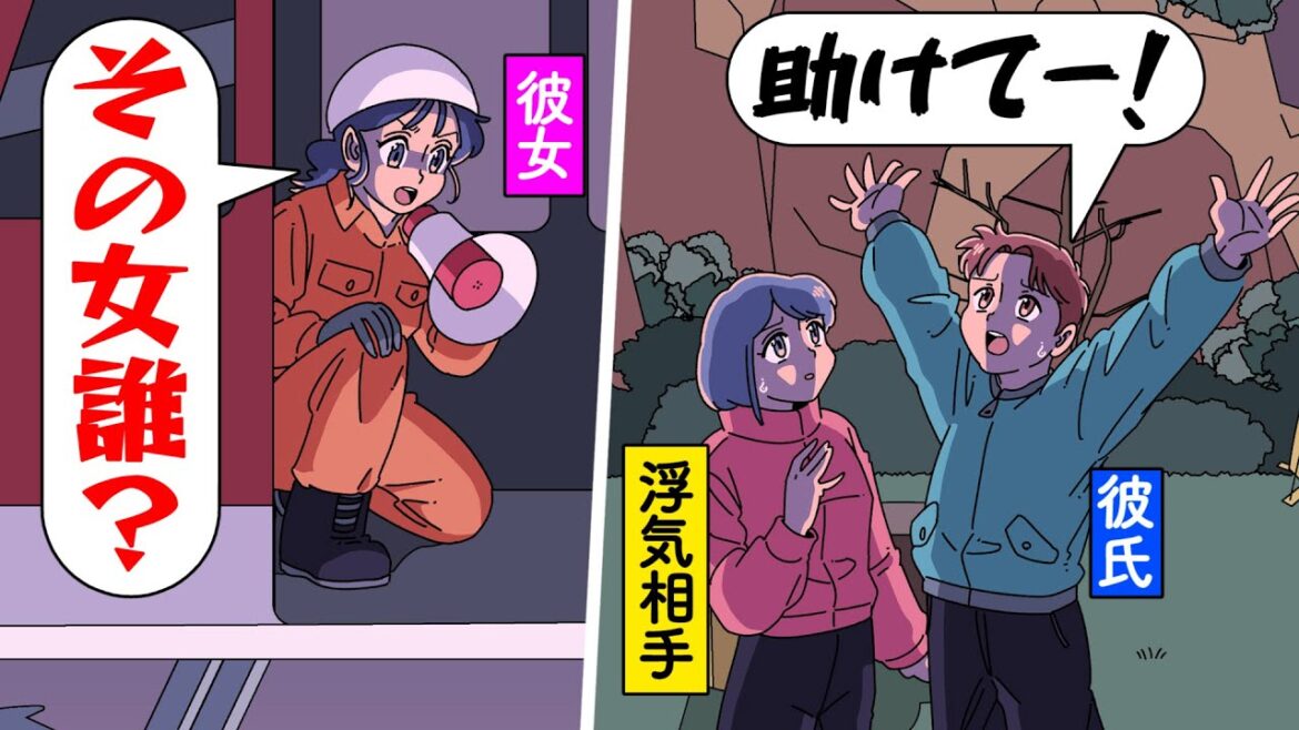遭難中に来た救助隊が彼女で浮気バレた【アニメ】【コント】