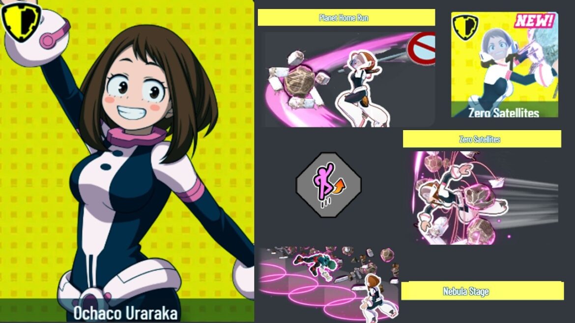 *ASSAULT OCHAKO* Quirk Skill Set "Zero Satellites" Showcase MHUR s10. ｜アサルトお茶子： クワークスキルセット ゼロサテライト