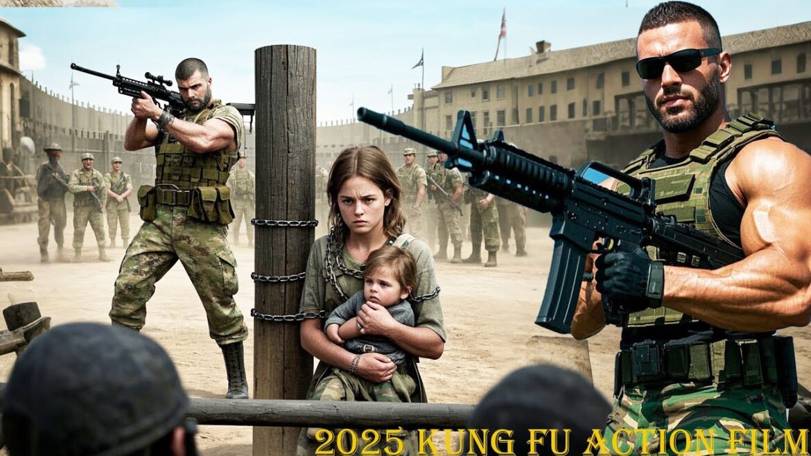 2025 kung fu action film:Elite enemy forces kidnap a village,but the village woman takes them down.