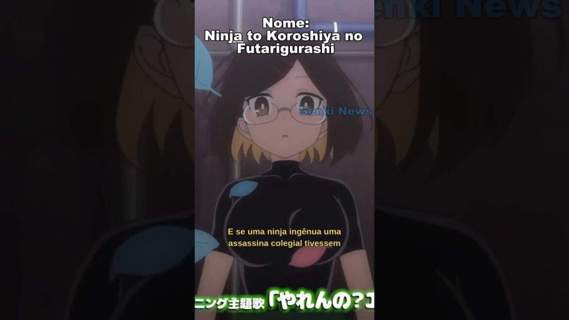 Ninja e assassina morando juntas? Só pode dar caos! #anime #otaku #animeedit #animenews