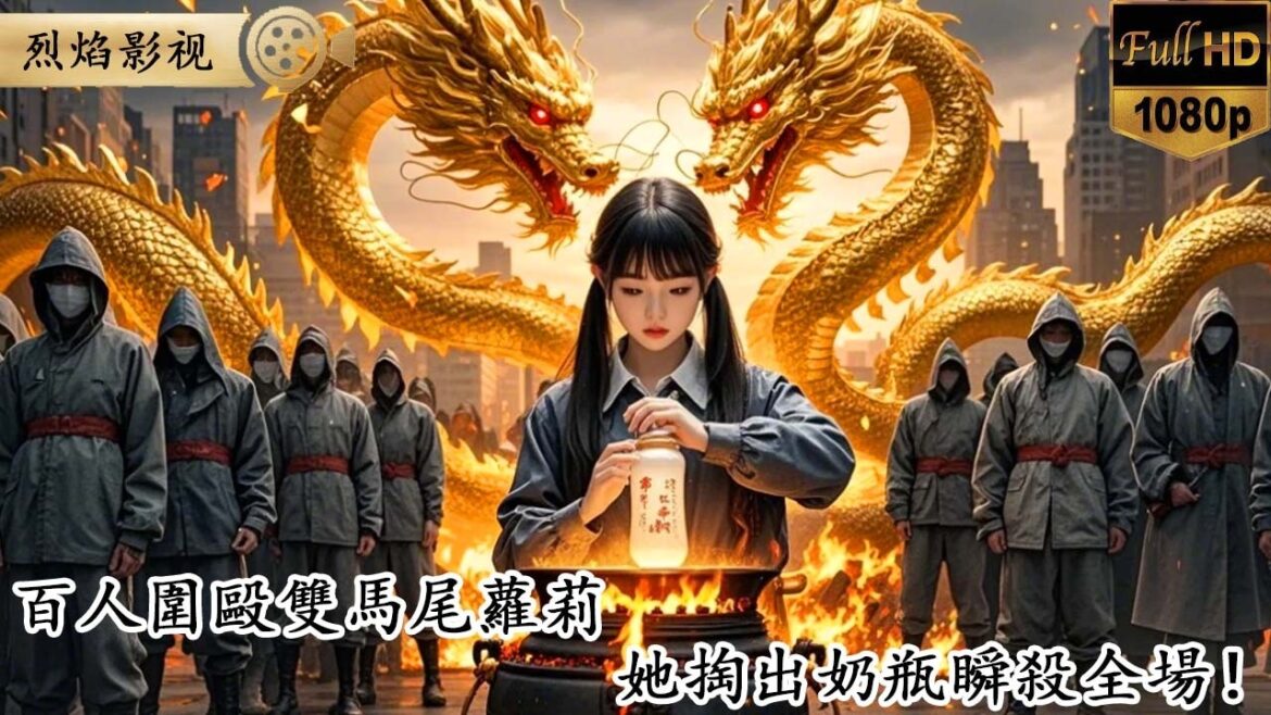 弑神幼崽！百人圍毆雙馬尾蘿莉...她掏出奶瓶瞬殺全場！最後用棒棒糖補刀血洗千人黑幫！ #反轉 #短劇 #男頻 #shortsvideo #shorts #萌娃 #cutebaby #kungfu