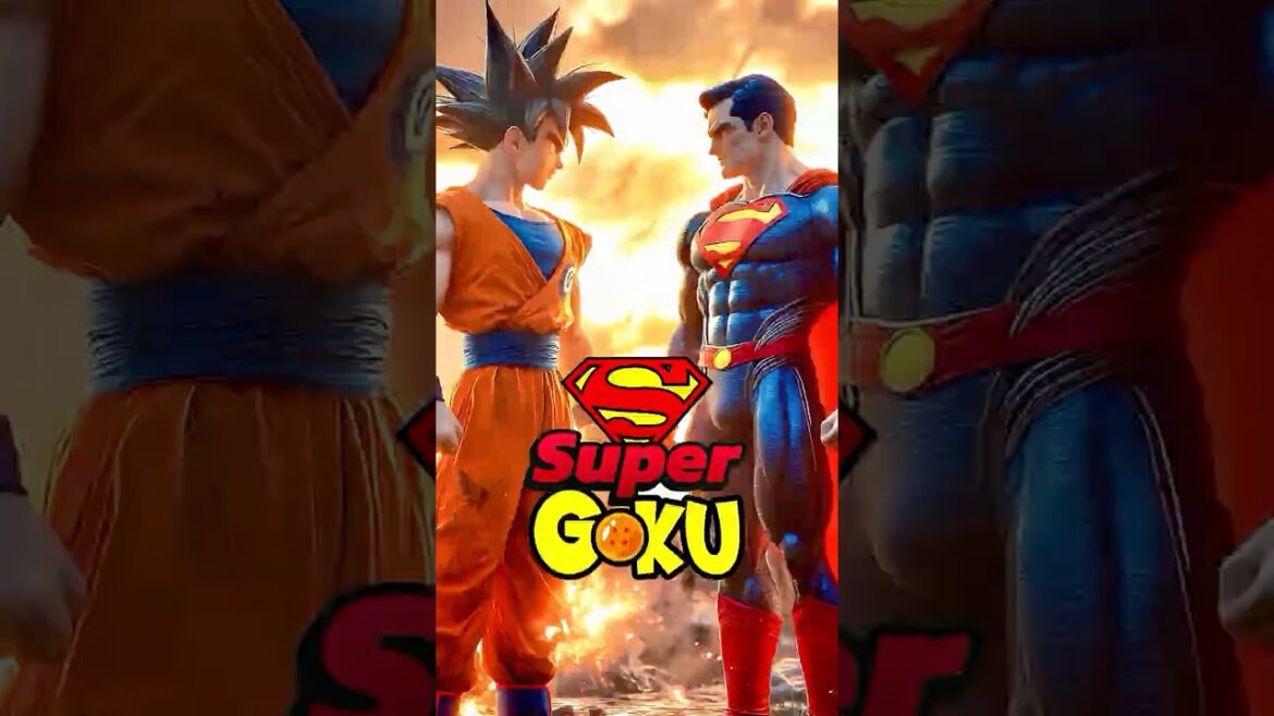 Goku x Superman Fusion!  NEVER Seen Power Like This! #Shorts #Anime