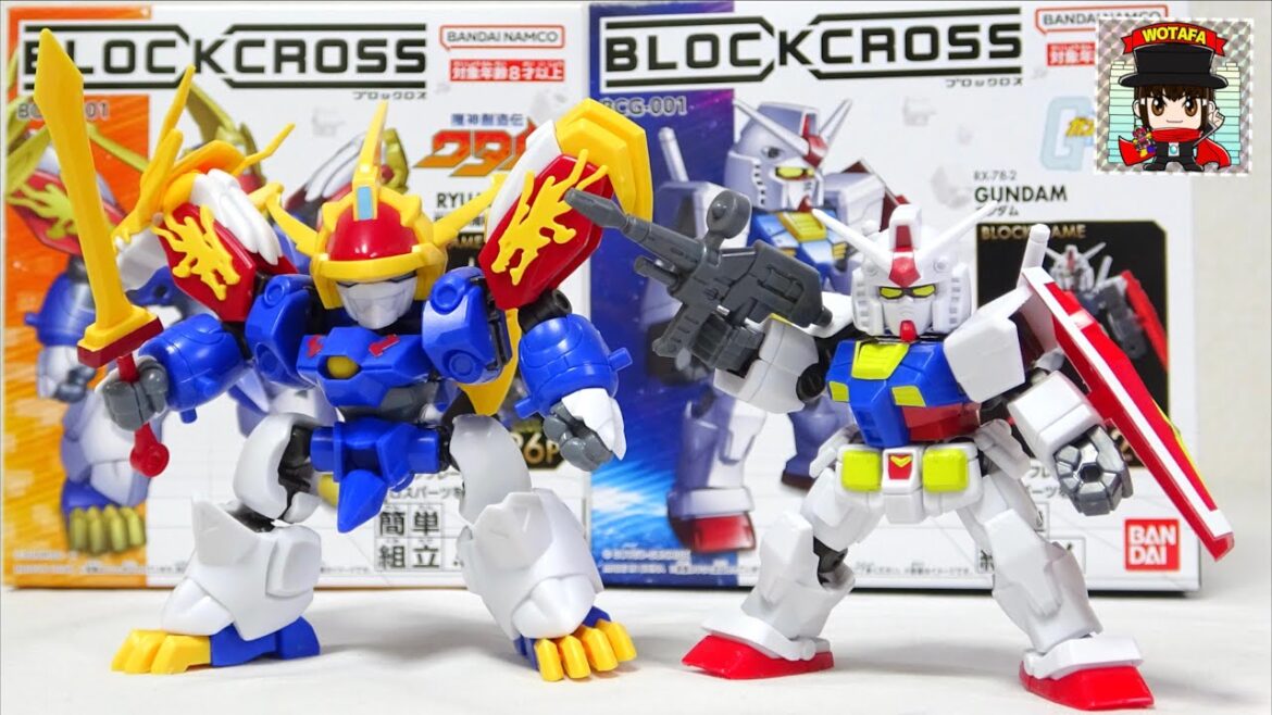 【BLOCKCROSS（ブロックロス）】ブロック感覚で遊べる新コレクションフィギュアが面白い！ヲタファのレビュー / バンダイ