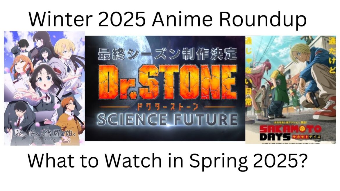 Winter 2025 Anime Seasonal Roundup + Spring 2025 Plans