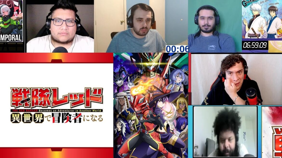【海外の反応】戦隊レッド 異世界で冒険者になる 11話 Isekai Sentai RED Episode 11 Reaction Mashup