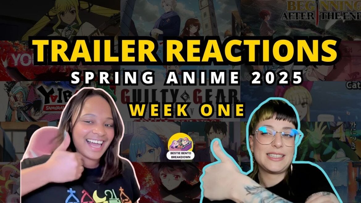NEW Anime Trailers of Spring 2025 REACTION TIME!