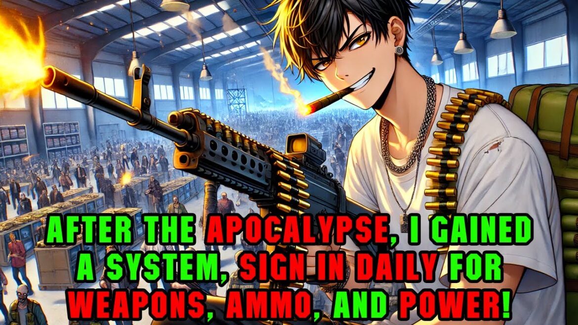 After the Apocalypse, I Unlock Weapons, Ammo, and Power Daily Through a System!