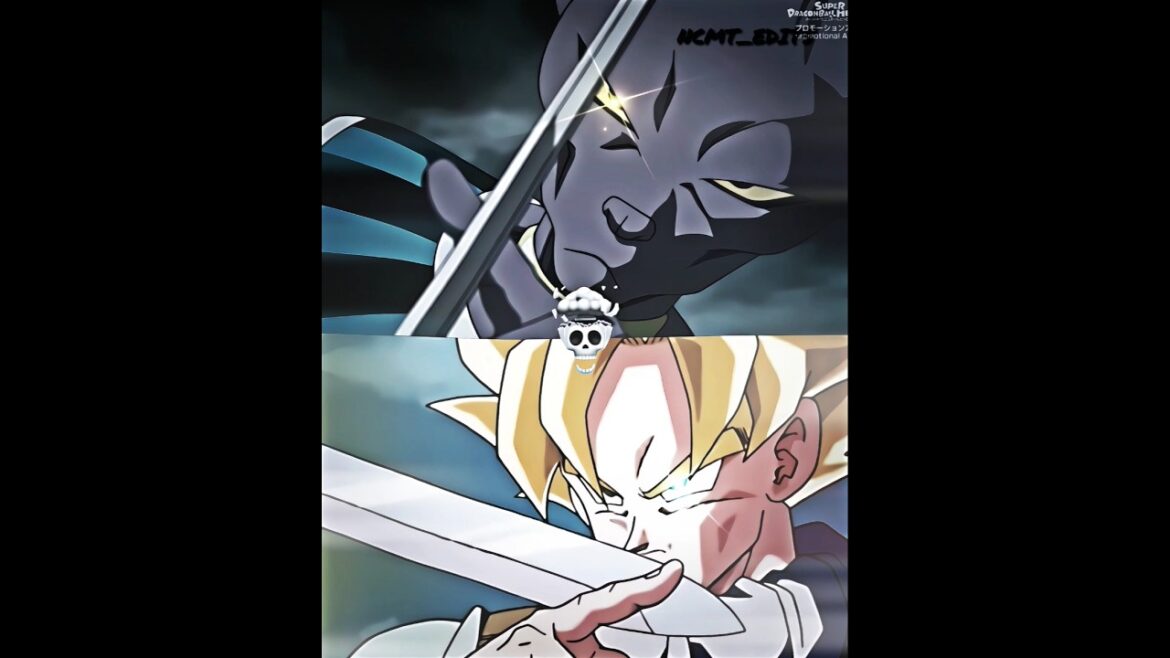 Xeno Trunks x Trunks vs Goku and Beerus ☠️💀 #goku #trunks #dbsh #beerus #skulledit