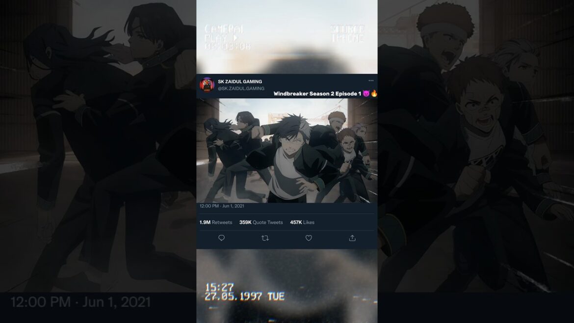 [ Bofurin vs Keel ]  😈🔥| WindBreaker | {AMV/EDIT} #animeedit #shorts #windbreaker