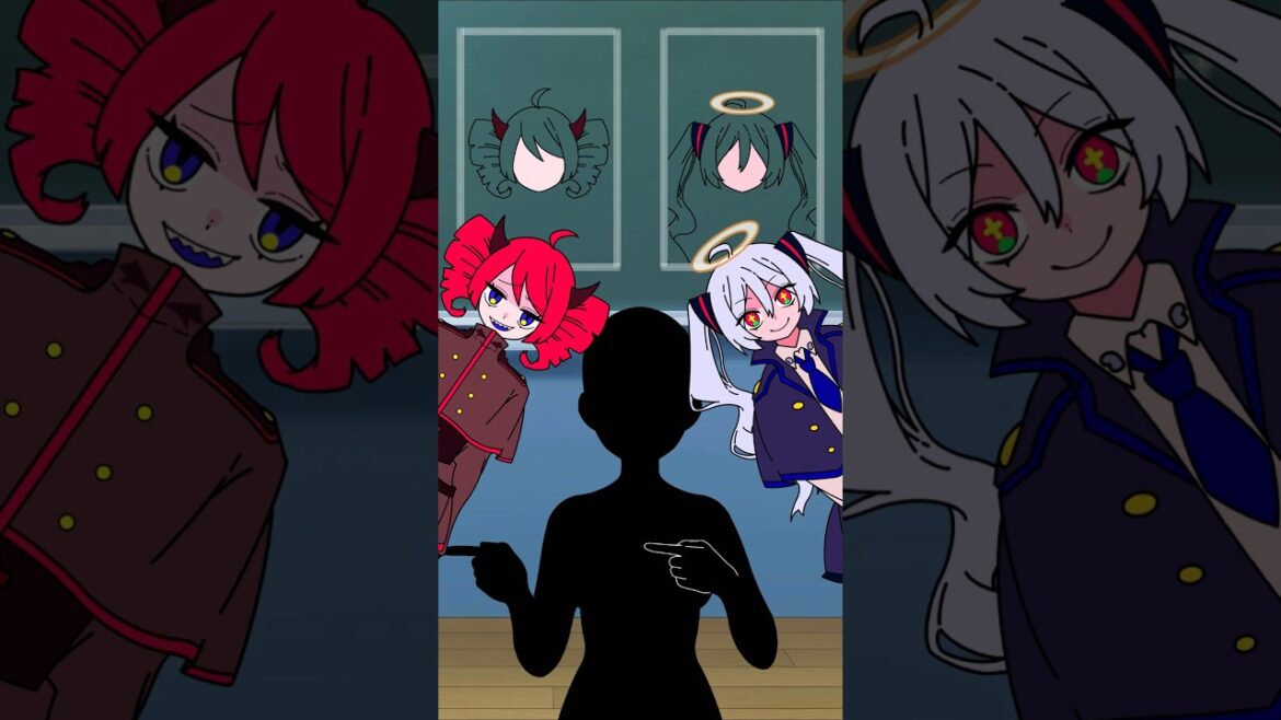 【新作】右左どっち？で選んだパーツを合体させて合体キャラを描いてみた！ダイダイダイダイダイキライの初音ミク×重音テト編！
