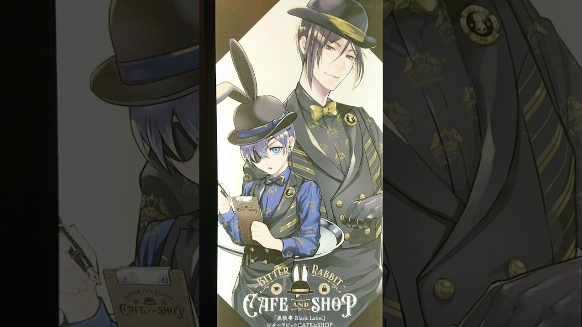 【🇯🇵旅日記】渋谷TSUTAYA:「黒執事 Black Label」ビターラビットCAFE ＆ SHOP #Shorts