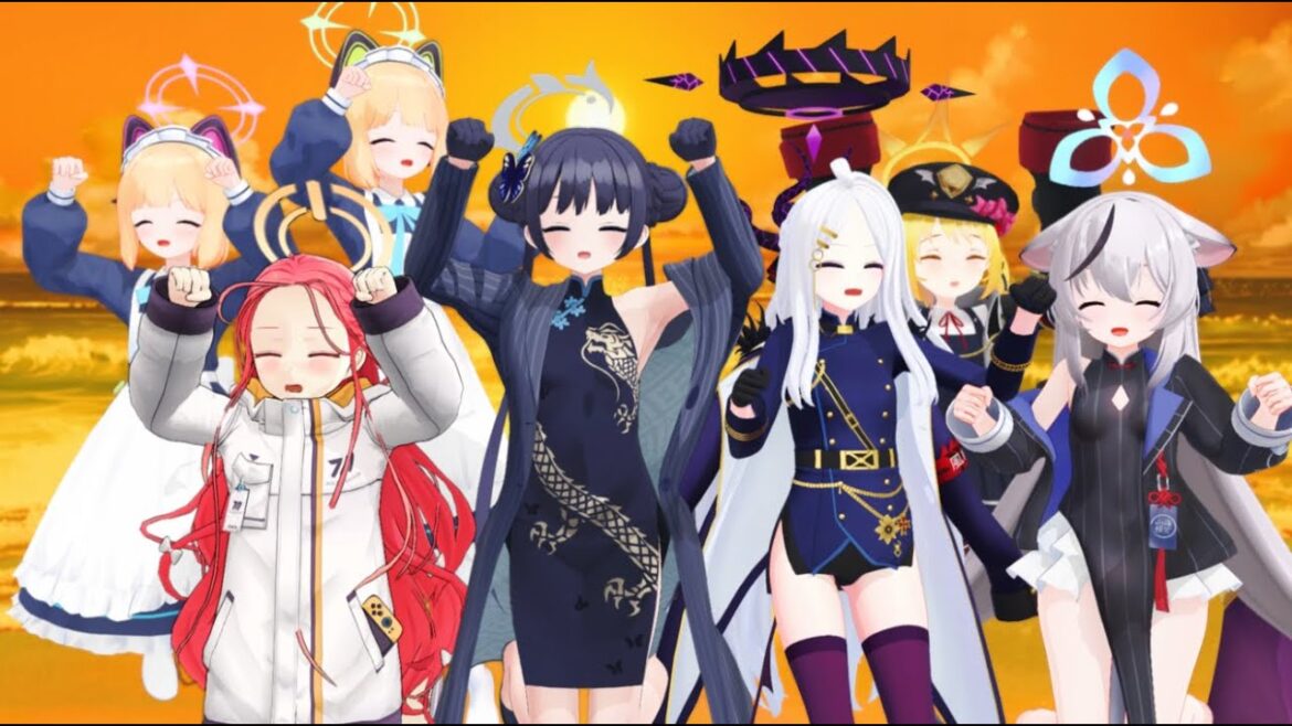 Blue Archive : 残業は嫌なのでボスをソロ討伐しようと思います (Ending Song) [MMD]