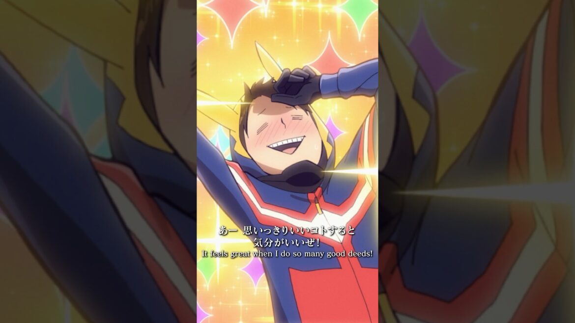 「今日もやってるな　親切マン」『#ヴィジランテ』第1話 #ヒロアカ #mha