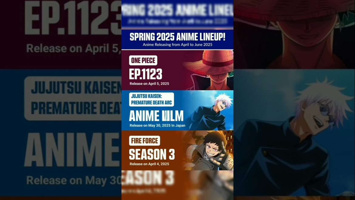 Anime X World Which Spring 2025 anime are you most excited for #shorts #viralshorts #trending #anime