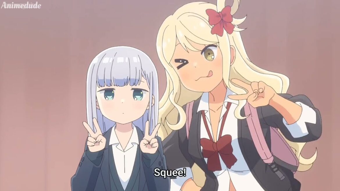 Aharen-chan reunited with her childhood bestfriend|Cute anime moment|
