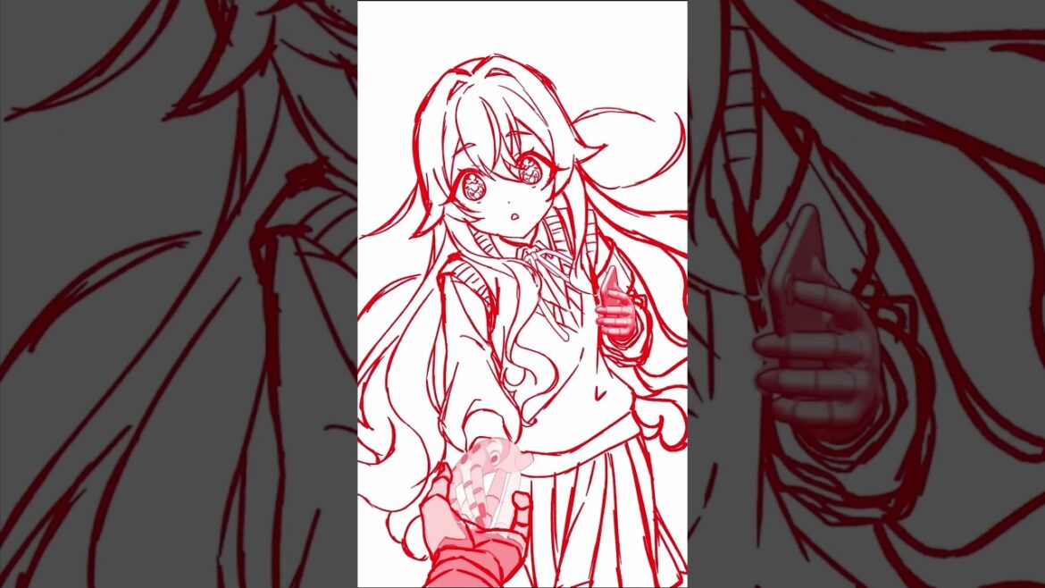 静ちゃん【君のことが大大大好きな100人の彼女 speed painting】 #shorts