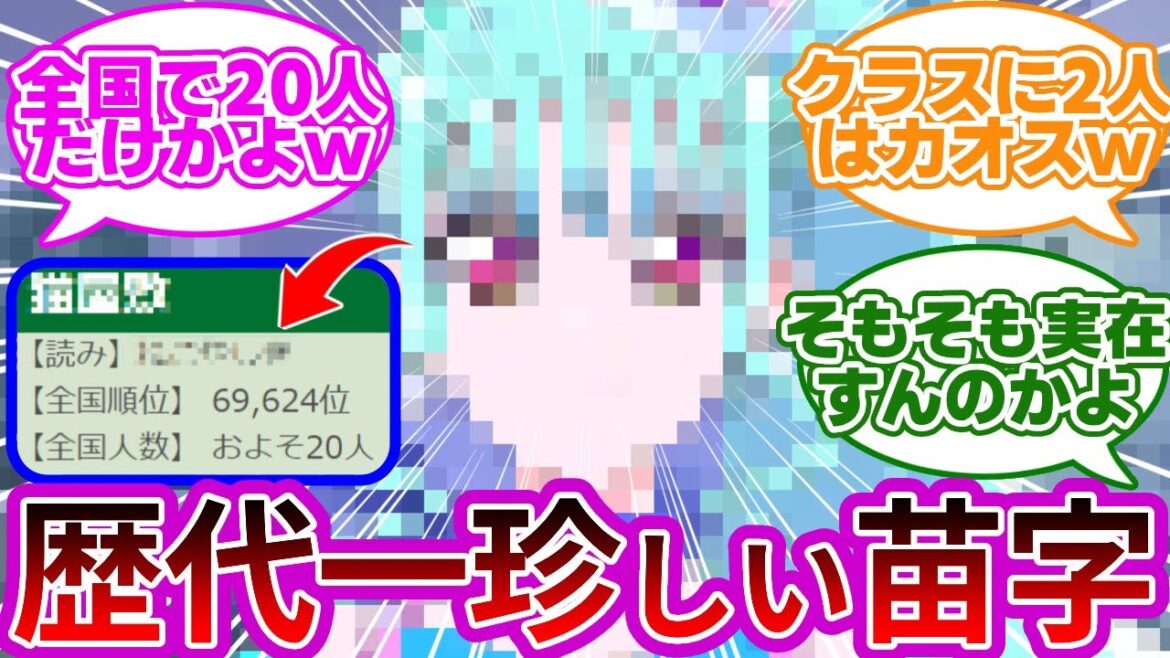 【徹底調査w】プリキュア史上最も珍しい苗字のキャラが決まるww【プリキュア反応集】