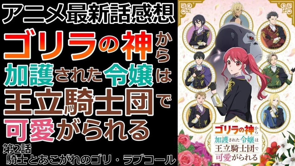 【感想】元気犬系・クール加護オタク系・正統派イケメン系【ゴリラの神から加護された令嬢は王立騎士団で可愛がられる】【レビュー】