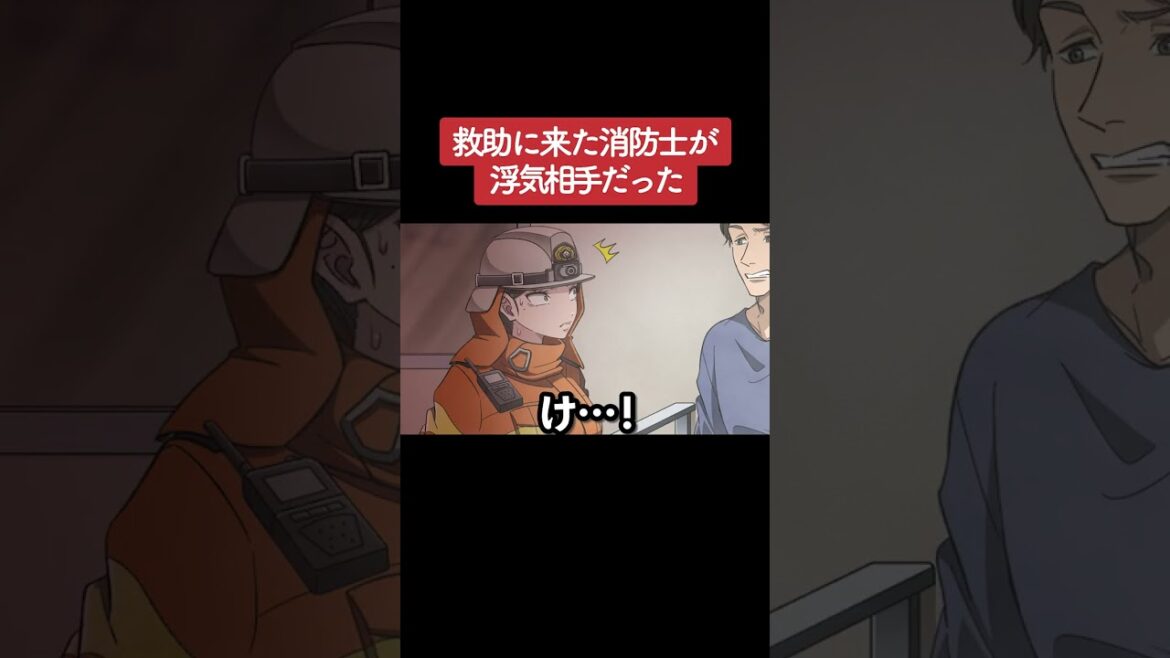 【アニメ】救助に来た消防士が浮気相手だった パート1