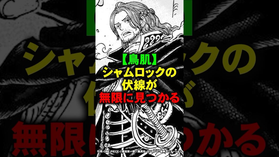 シャムロックの伏線が無限に見つかる【ワンピース】 #Shorts