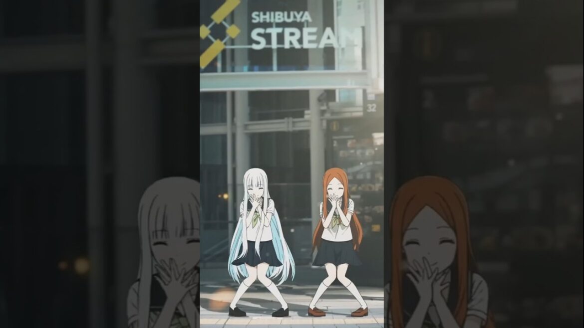 Twins Hinahima Dance to Abracadabra | Trending Anime Shorts 2025 #shorts
