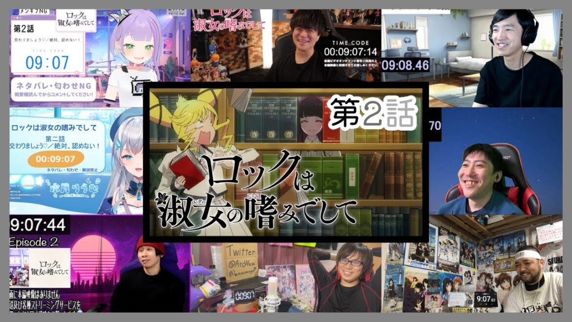 【ロックは淑女の嗜みでして】 第2話 反応集｜リアクション｜Rock Is a Lady's Modesty Episode 2 Reaction Mashup