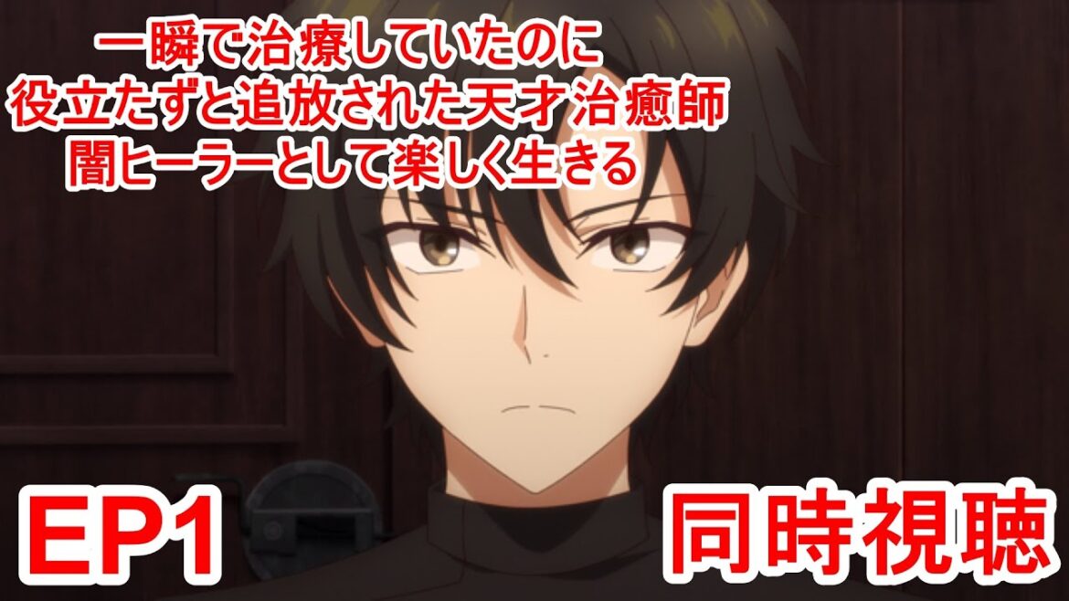 同時視聴 一瞬で治療していたのに役立たずと追放された天才治癒師、闇ヒーラーとして楽しく生きる 1話 同時視聴 一瞬で治療していたのに役立たずと追放された天才治癒師、闇ヒーラーとして楽しく生きる 1話