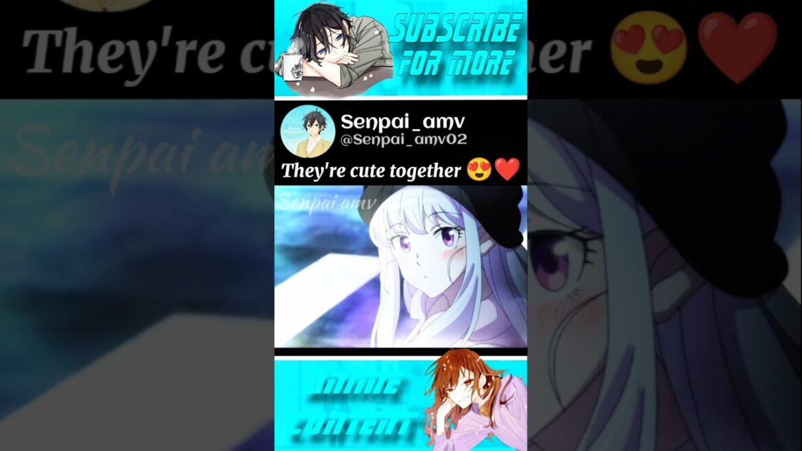 They're cute together 😍❤️ || Welcome to japan Ms elf || #anime #animeedit #animeamv
