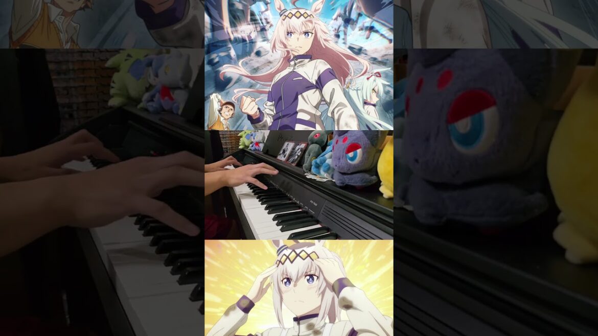 【ピアノ】「超える / [Alexandros]」TVアニメ『ウマ娘 シンデレラグレイ』OP【弾いてみた】 uma musume cinderella gray anime piano #shorts