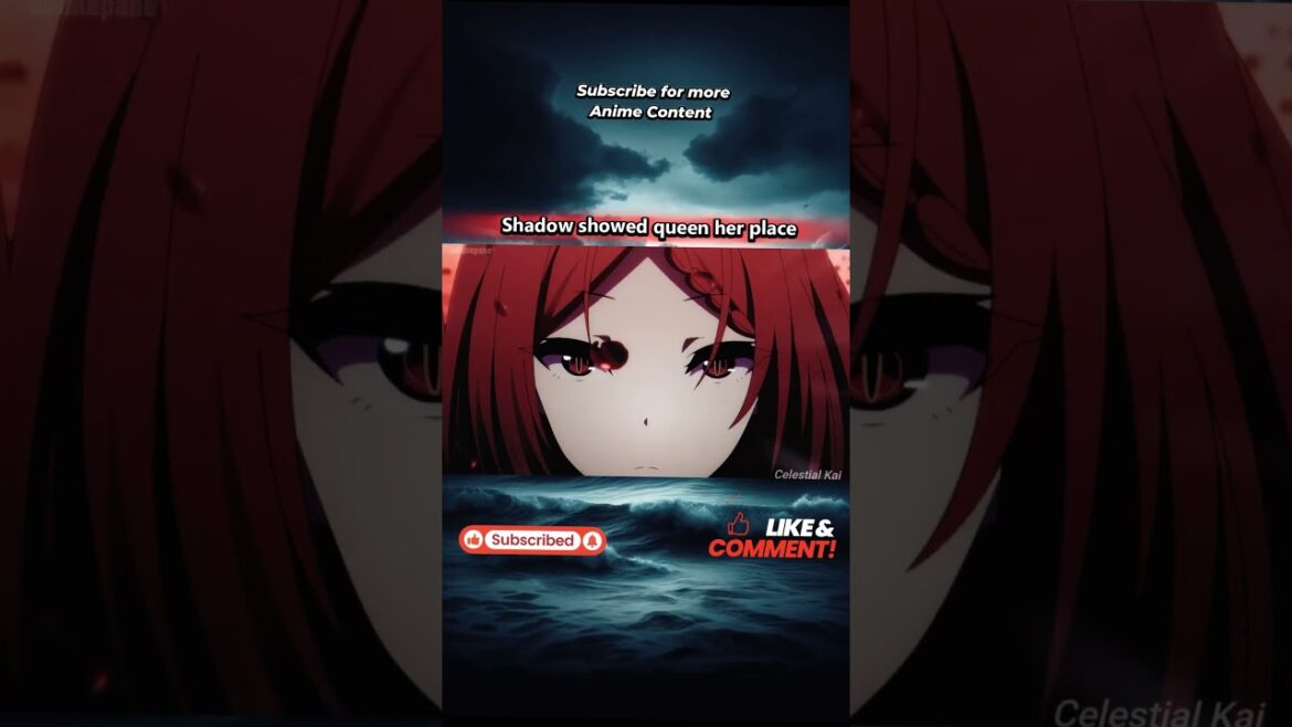 Shadow vs Vampire queen 🔥 | Best fight in The Eminence in Shadow #anime #animeedits #cidkagenouedit