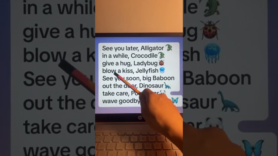 See you later, Alligator Học tiếng Anh qua bài hát # #lyrics #music #goodbye  #learnenglish