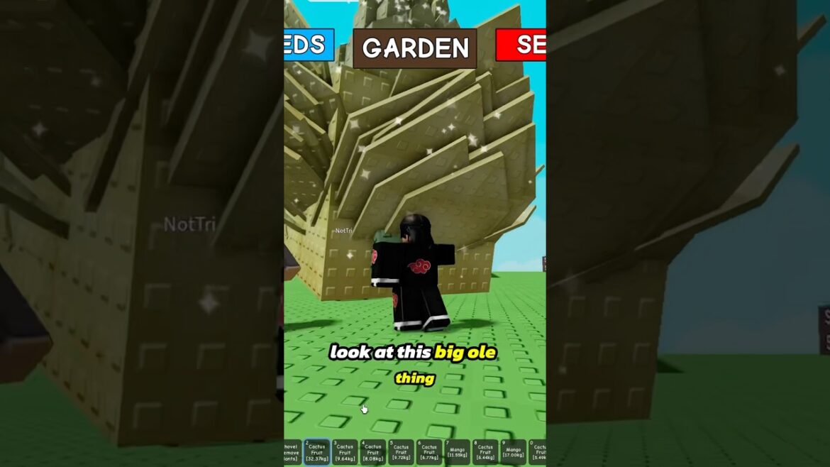 THIS FRUIT IS GLITCHED in Grow A Garden ! #roblox #robloxshorts #robloxgames