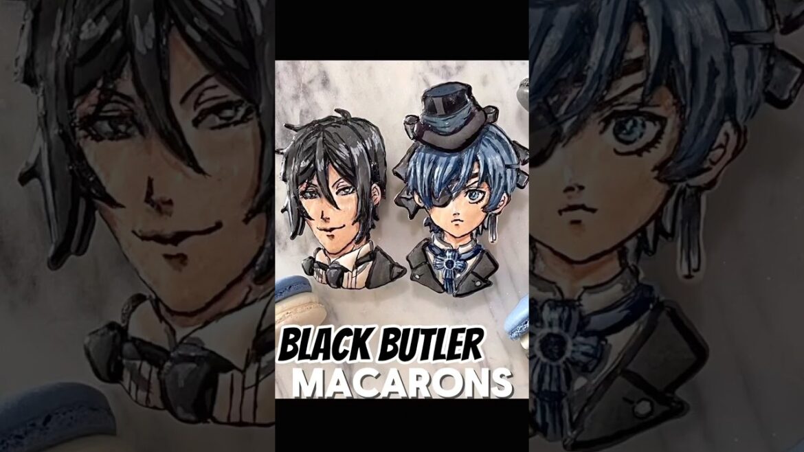 Macaron Art Challenge : Black Butler(黒執事)Edition #shorts