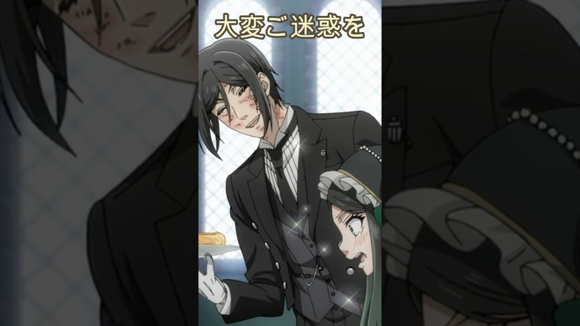 【黒執事】ヴォルフラムはセバスチャンにあたった⁉︎#animeshorts #kuroshitsuji #アニメ #2次創作