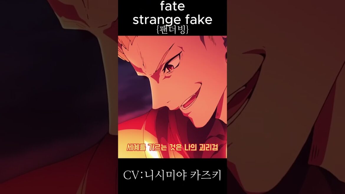 [ 페이트 스트레인지 페이크 ] 팬더빙 #더빙 #페이트