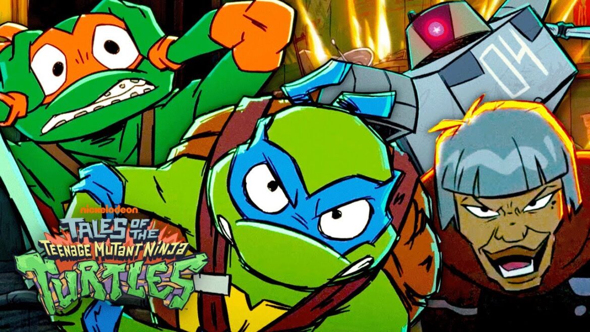 Bishop Destructs Ninja Turtles with Mechazoid Robots! 🤖| Full Scene | Tales of the TMNT (2024)