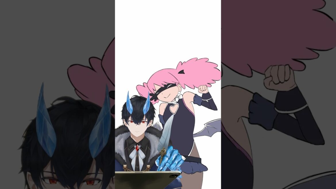 【ヴィジランテ】OPのダンス描いてみた！#anime #vtuber #shorts