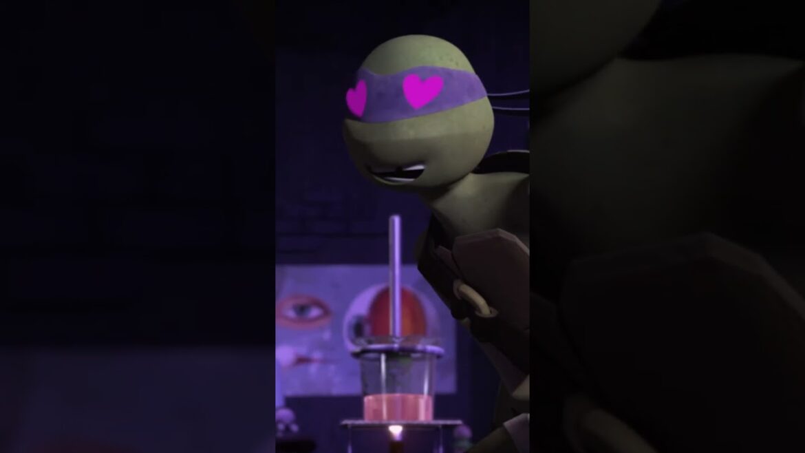 Każdy pocałunek z TMNT (2012)! 😍 | #shorts