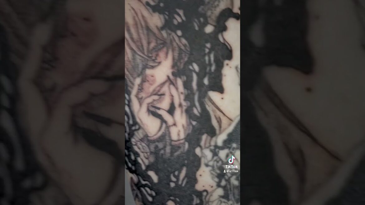 黒執事　アンダーテイカー　#tattoo #tattoofun #tattooartist #タトゥー #tattooideas #アニメタトゥー #inked