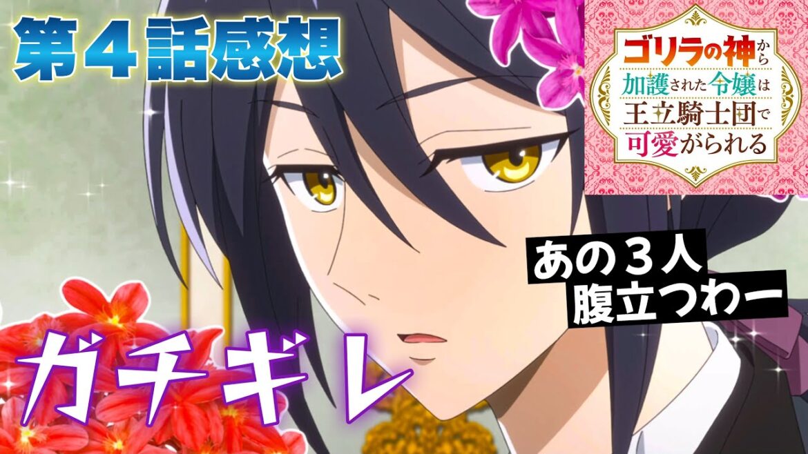 【 ゴリラの神から加護された令嬢は王立騎士団で可愛がられる 】 第4話感想! 今、何をしようとした? ガチギレするルイさん、かっこいい! メイクされたソフィアが可愛い! 【 アニメ感想 】 【 ゴリラの神から加護された令嬢は王立騎士団で可愛がられる 】 第4話感想! 今、何をしようとした? ガチギレするルイさん、かっこいい! メイクされたソフィアが可愛い! 【 アニメ感想 】