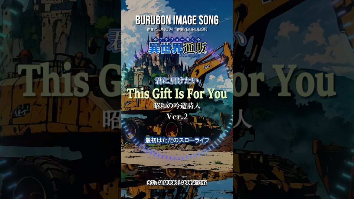異世界通販生活の勝手なイメージソング『This Gift Is Just for You』Ver.2　昭和の吟遊詩人　New V4.5 #sunoai #suno #アニソン #anison