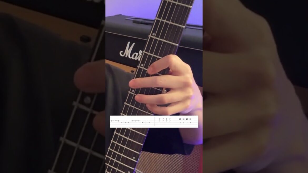 ロックは淑女の嗜みでして「Ghost Dance」を完璧に弾いてみた【TAB譜】#Shorts