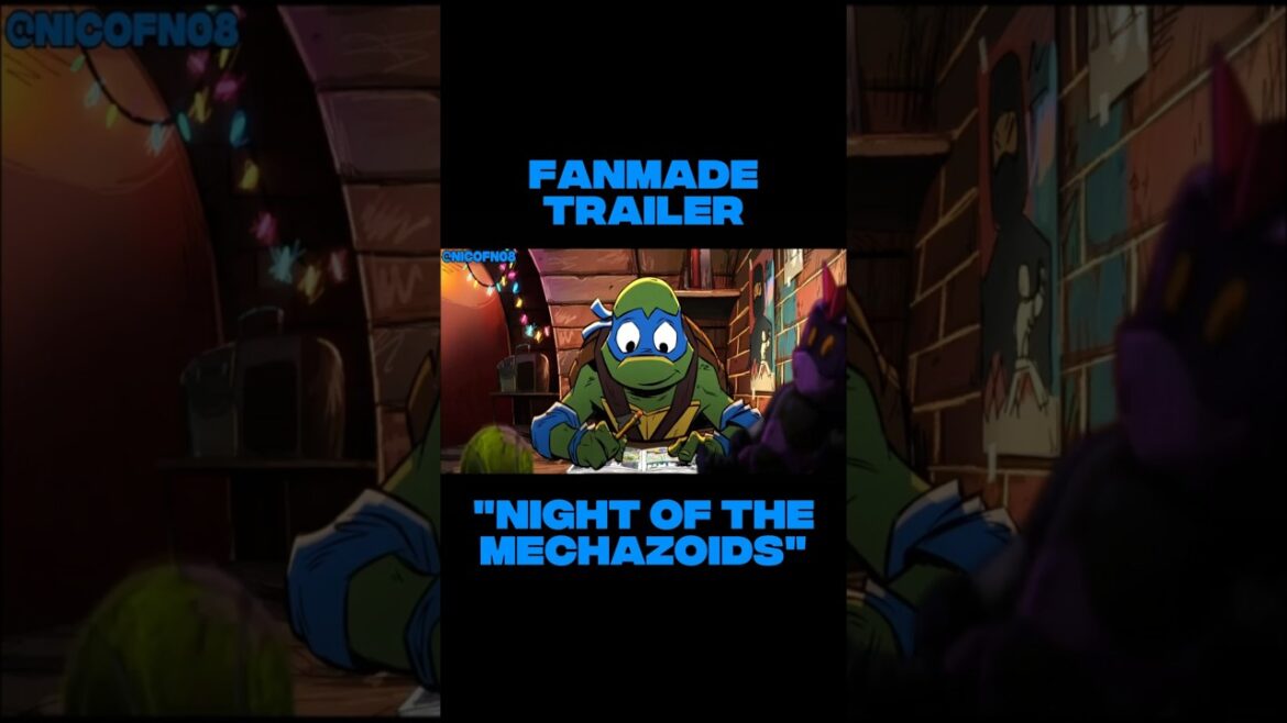 FANMADE TRAILER "NIGHT OF THE MECHAZOIDS" - Tales of the TMNT #shorts #saverottmnt #tortugasninja