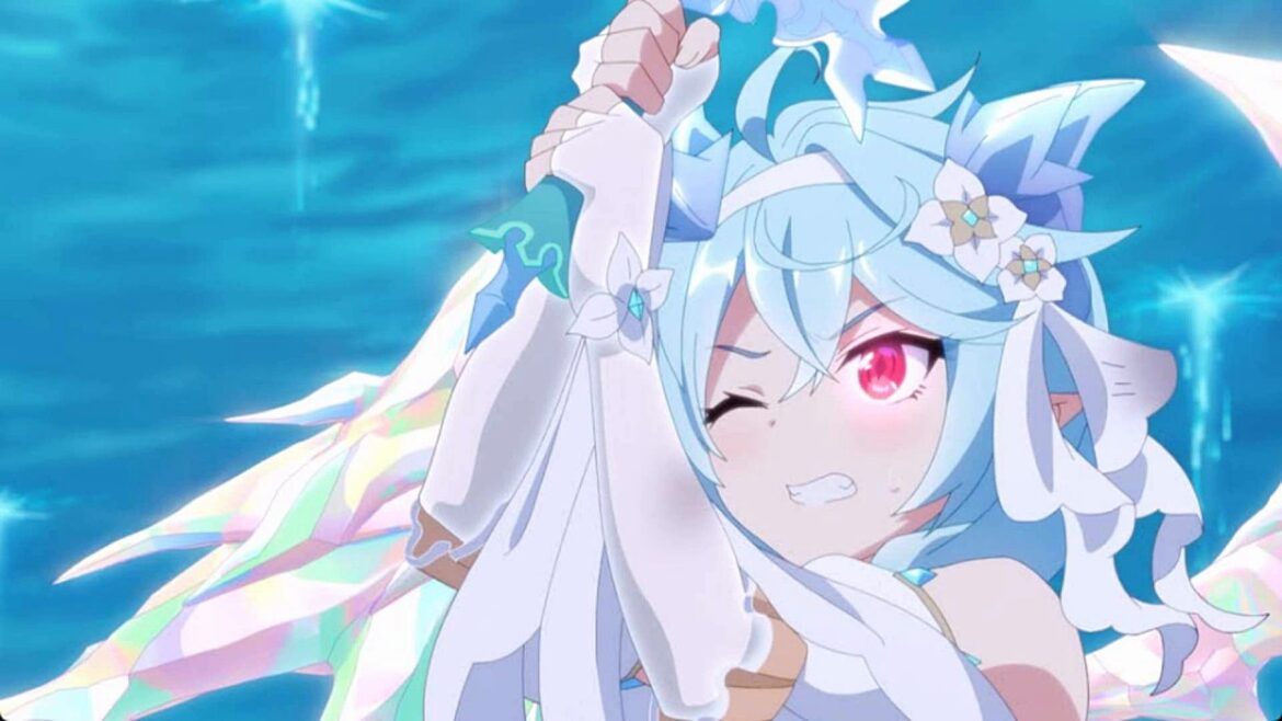 新作アニメ映像を使ってリメイク！シェフィ第3形態に変身「ダーク鬼エ口VSプリコネオールスターズ」(出演声優：立花理香  伊藤美来 近藤玲奈 若山詩音）プリンセスコネクト!Re:Dive