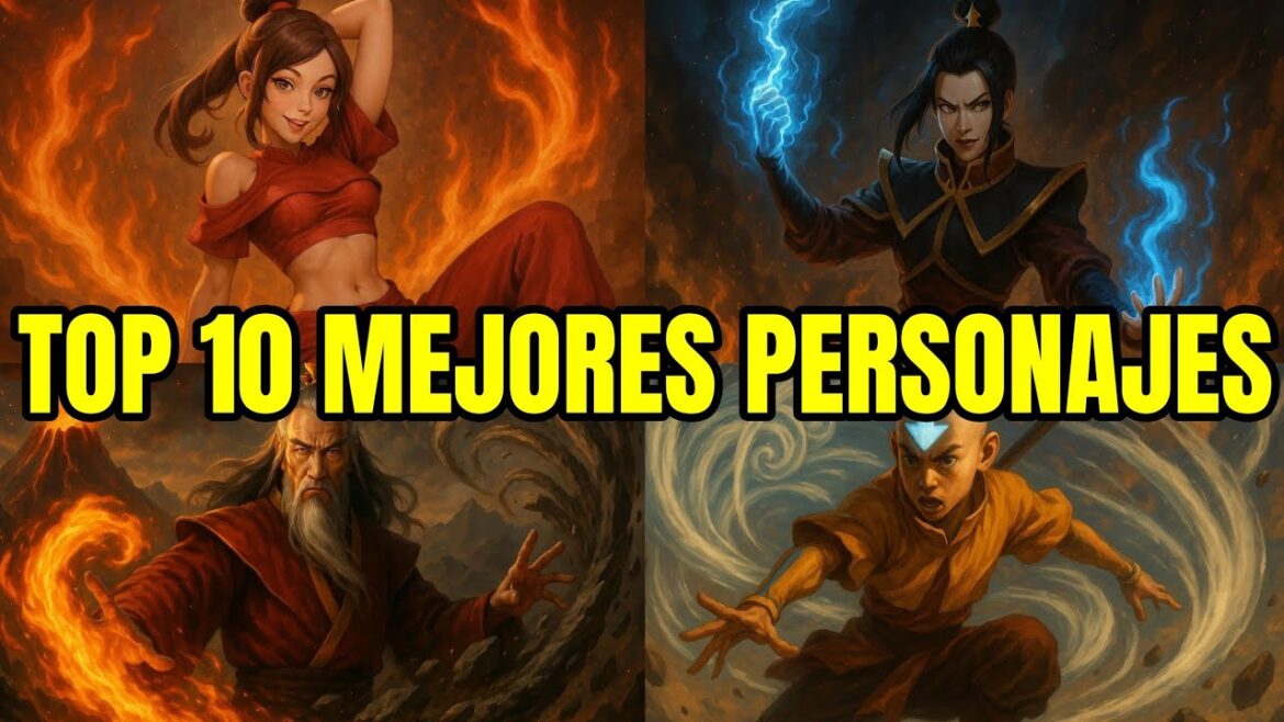 TOP 10 MEJORES PERSONAJES DE AVATAR TOP 10 MEJORES PERSONAJES DE AVATAR